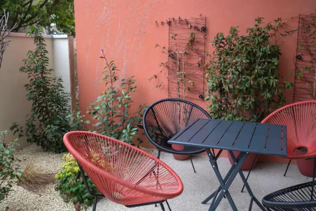 E Fauvette Appartement De Standing Avec Terrasse Épernay Exterior foto